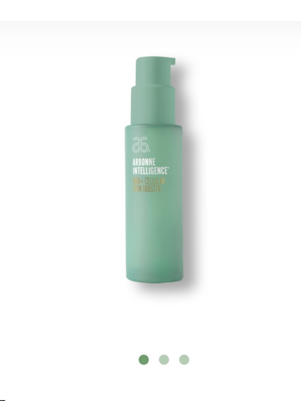 Arbonne Intelligence Hydra+ Cellular Skin Booster — Green